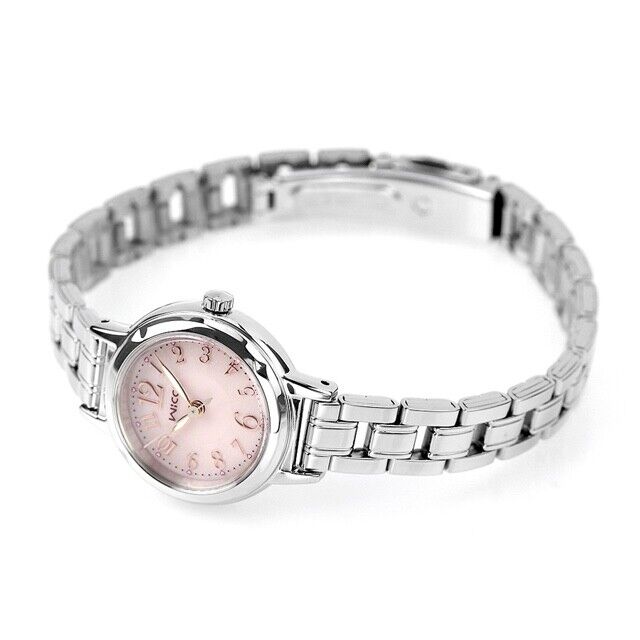 CITIZEN WICCA KH9-914-91 Pink Analog Solar Tech Womens Watch New Japan