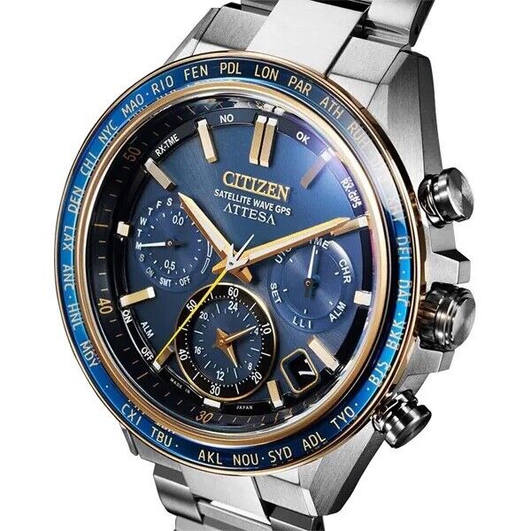 CITIZEN ATTESA CC405468L NeptuneLimited Titanium EcoDrive Mens Watch New Japan