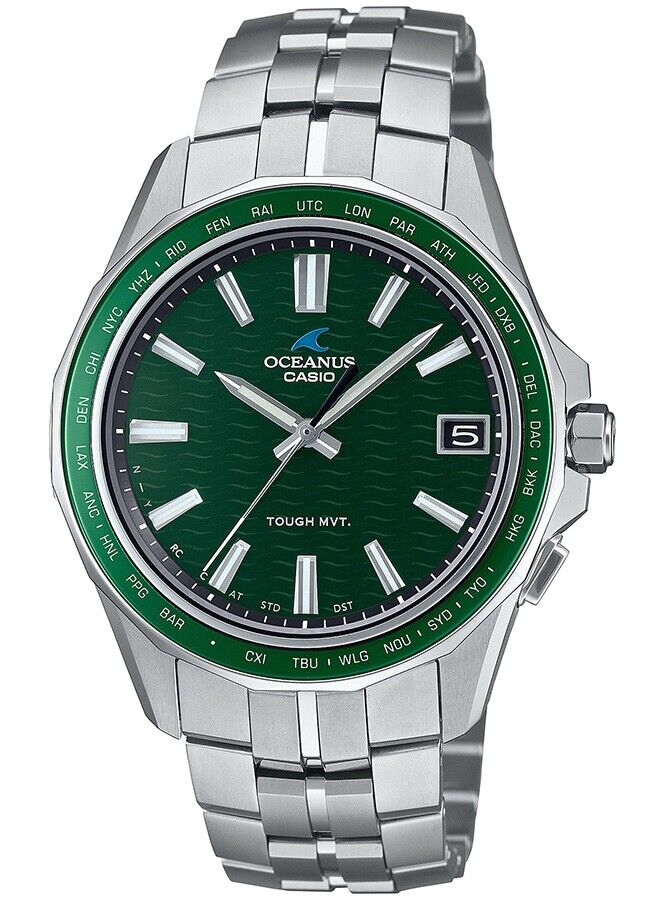 CASIO OCEANUS Manta OCWS4003AJF Bluetooth Titanium Solar Mens Watch New Japan