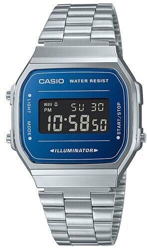 CASIO Classic Standard A168WEM-2BJF Retro Digital Quartz Mens Watch New Japan