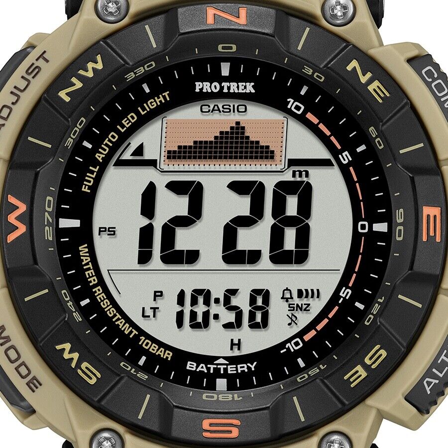 CASIO PRO TREK PRG-340SC-5JF Climber Line Digital Solar Mens Watch New Japan