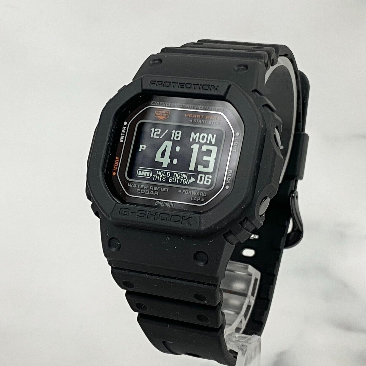 CASIO G-SHOCK DW-H5600-1JR G-SQUAD Bluetooth Digital Solar Mens Watch New Japan