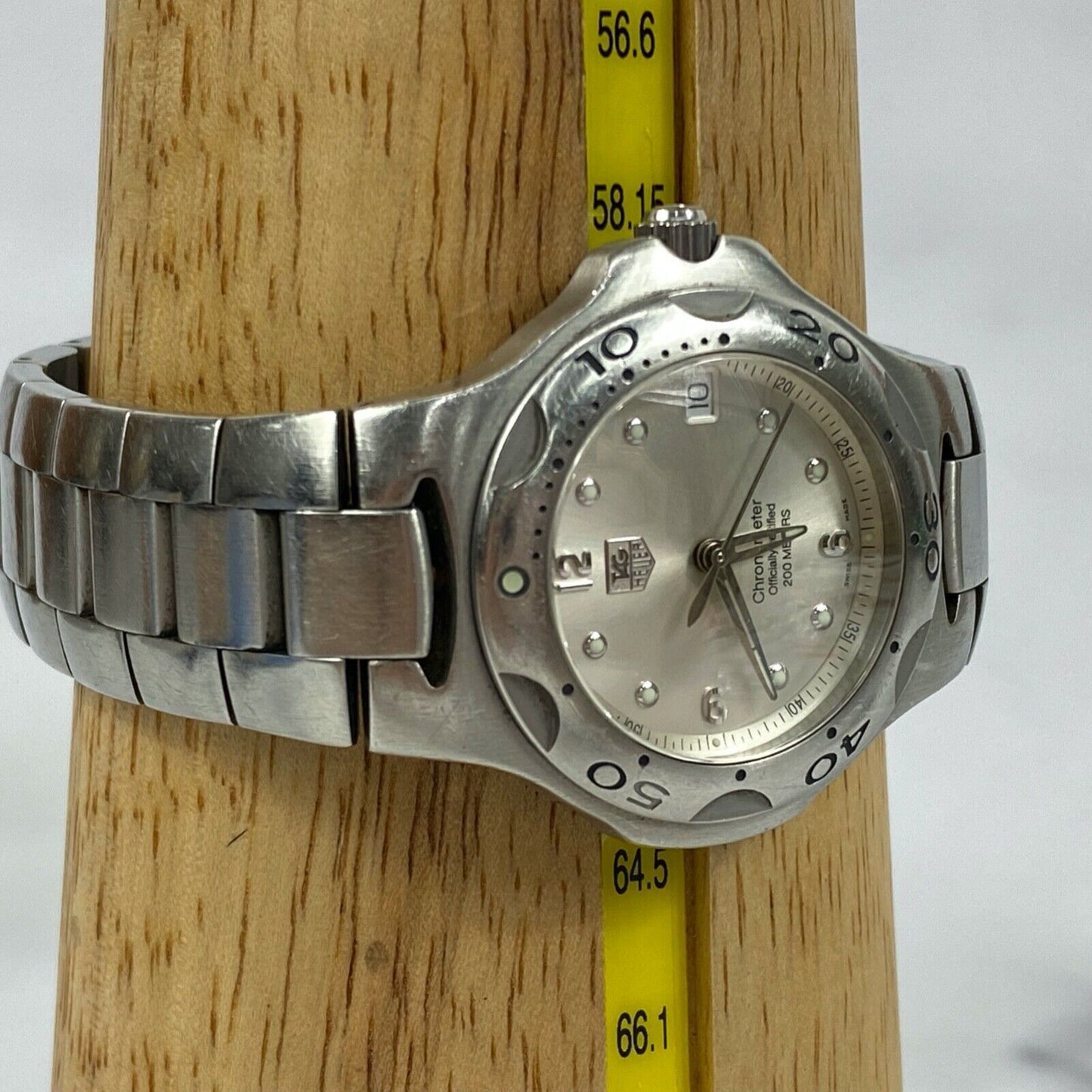 TAG HEUER Chronometer 200 Meter WL5110 Kirium Date Mens Watch Vintage Excellent