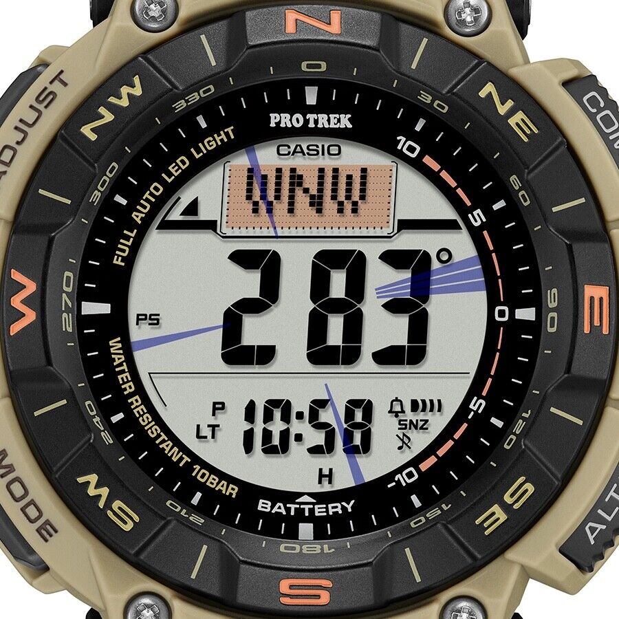 CASIO PRO TREK PRG-340SC-5JF Climber Line Digital Solar Mens Watch New Japan