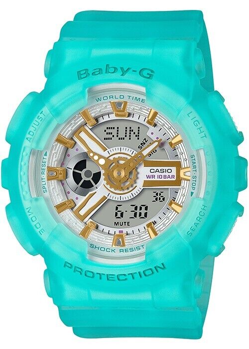 CASIO BABY-G BA-110SC-2AJF Sea Glass Colors Limited Series Women Watch New