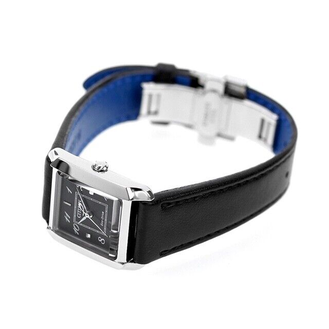 CITIZEN L EW5600-10E Square Analog Eco-Drive Solar Womens Watch New Japan