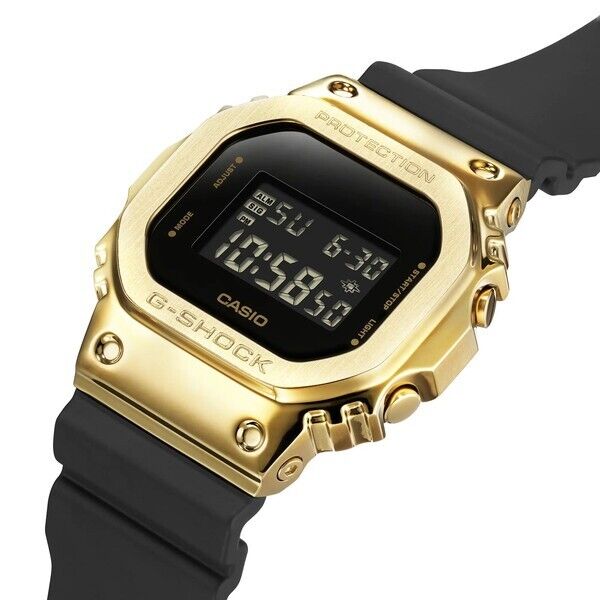 CASiO G-Shock GM-5600G-9JF Quartz Digital Gold Black 2022s 200M Mens Watch New
