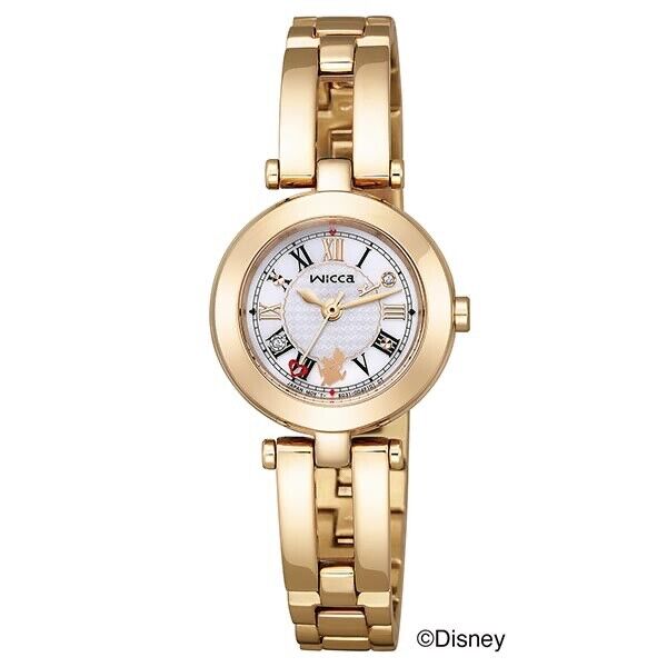 CITIZEN WICCA KP5-221-11 Disney Limited1000 Solar-Tech Womens Watch New Japan