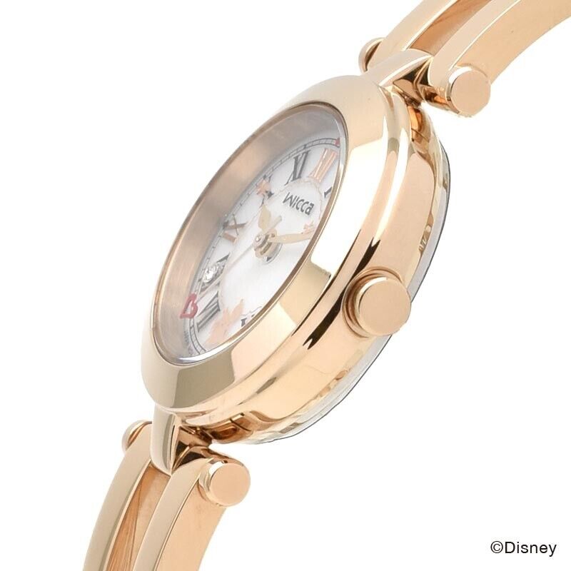 CITIZEN WICCA KP5-221-11 Disney Limited1000 Solar-Tech Womens Watch New Japan