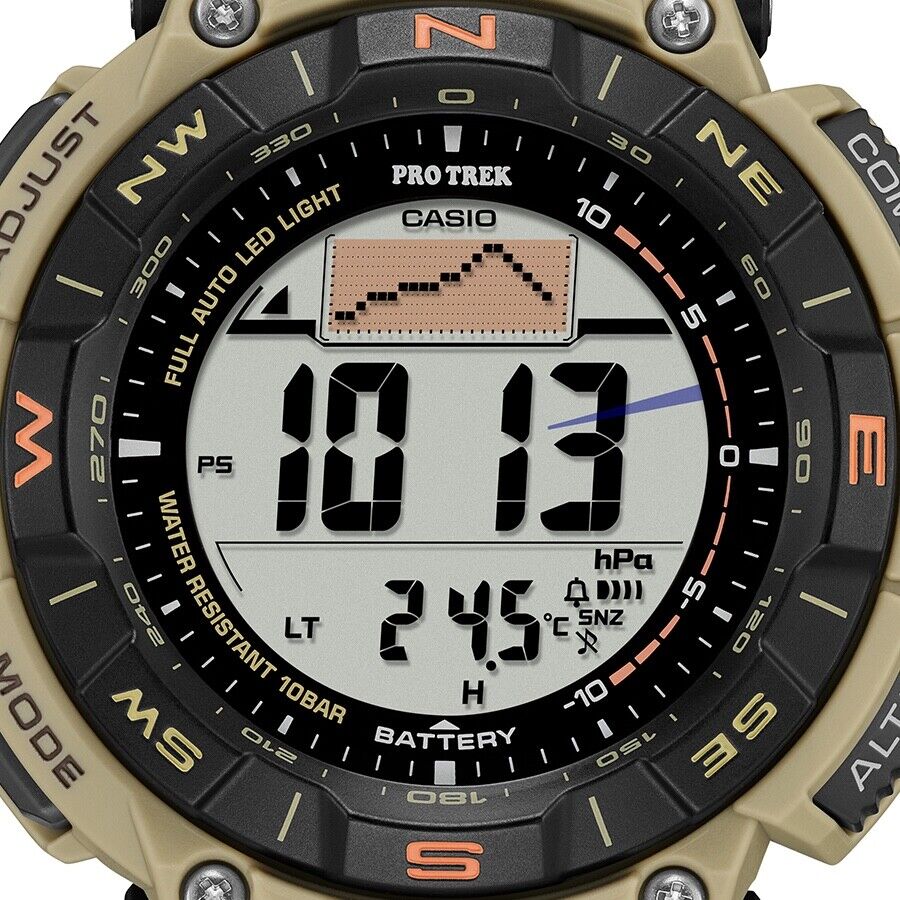CASIO PRO TREK PRG-340SC-5JF Climber Line Digital Solar Mens Watch New Japan