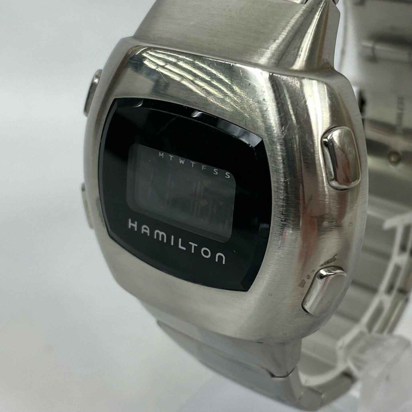 HAMILTON 50thAnniversary PSR Pulsar H524140 Digital Mens Watch Vintage Excellent