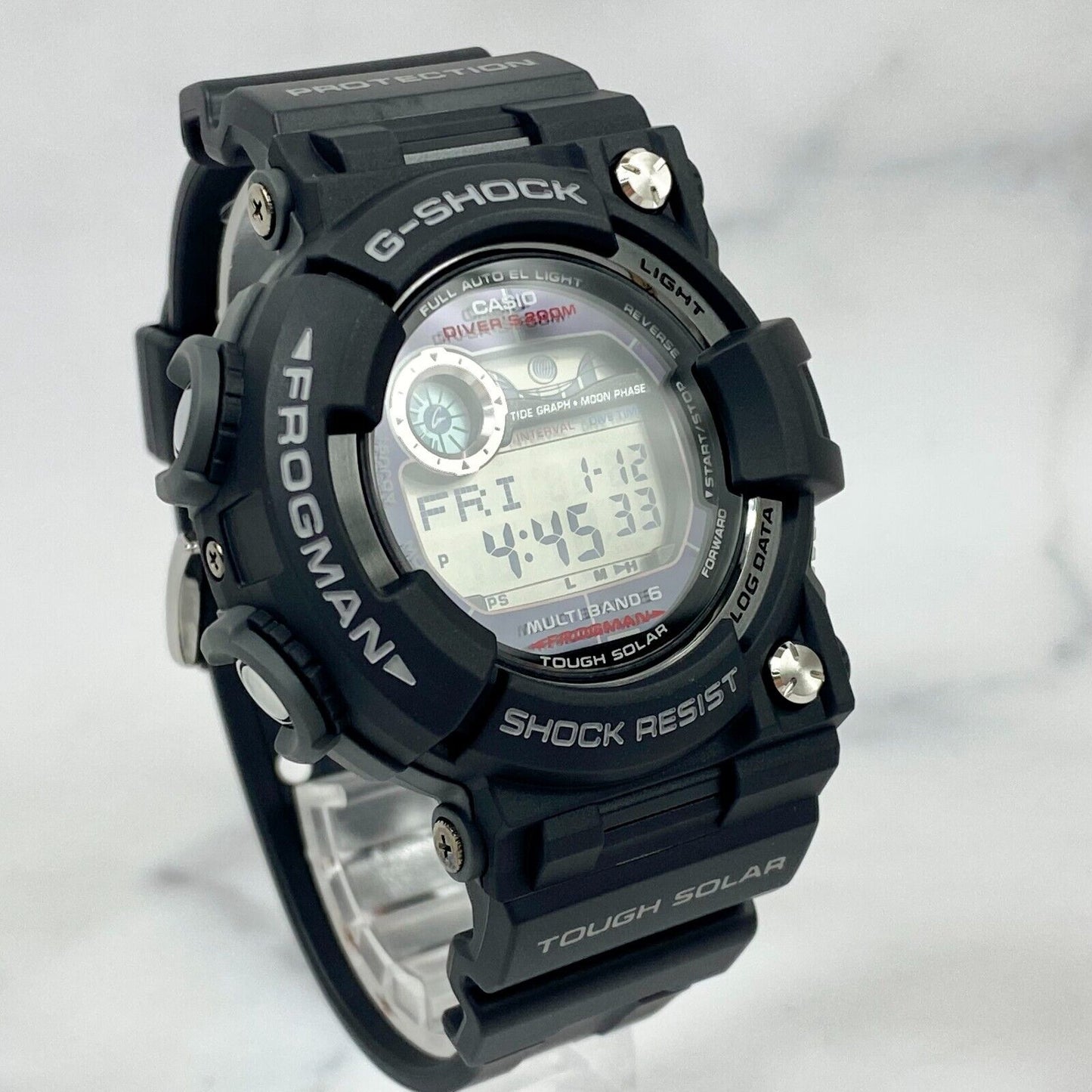 CASIO G-SHOCK FROGMAN GWF-1000-1JF Tough Solar Multiband6 Mens Watch New Japan