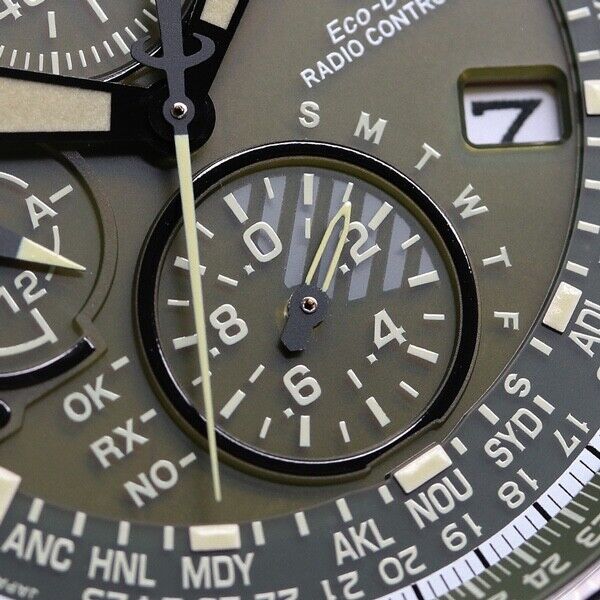 CITIZEN PROMASTER AT8194-11X Titanium Eco-Drive Solar Mens Watch New Japan
