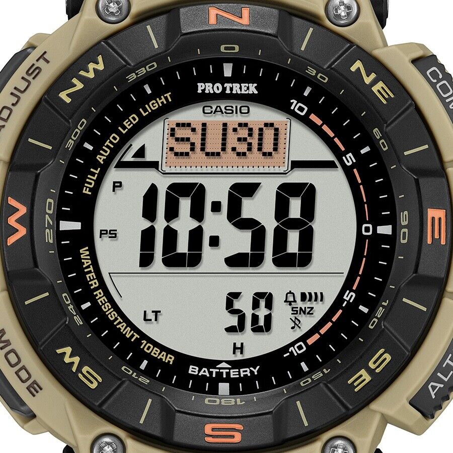CASIO PRO TREK PRG-340SC-5JF Climber Line Digital Solar Mens Watch New Japan
