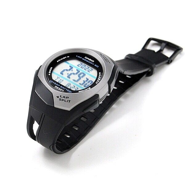 CASIO Collection STR-300CJ-1JH Black Runner Digital Quartz Mens Watch New Japan
