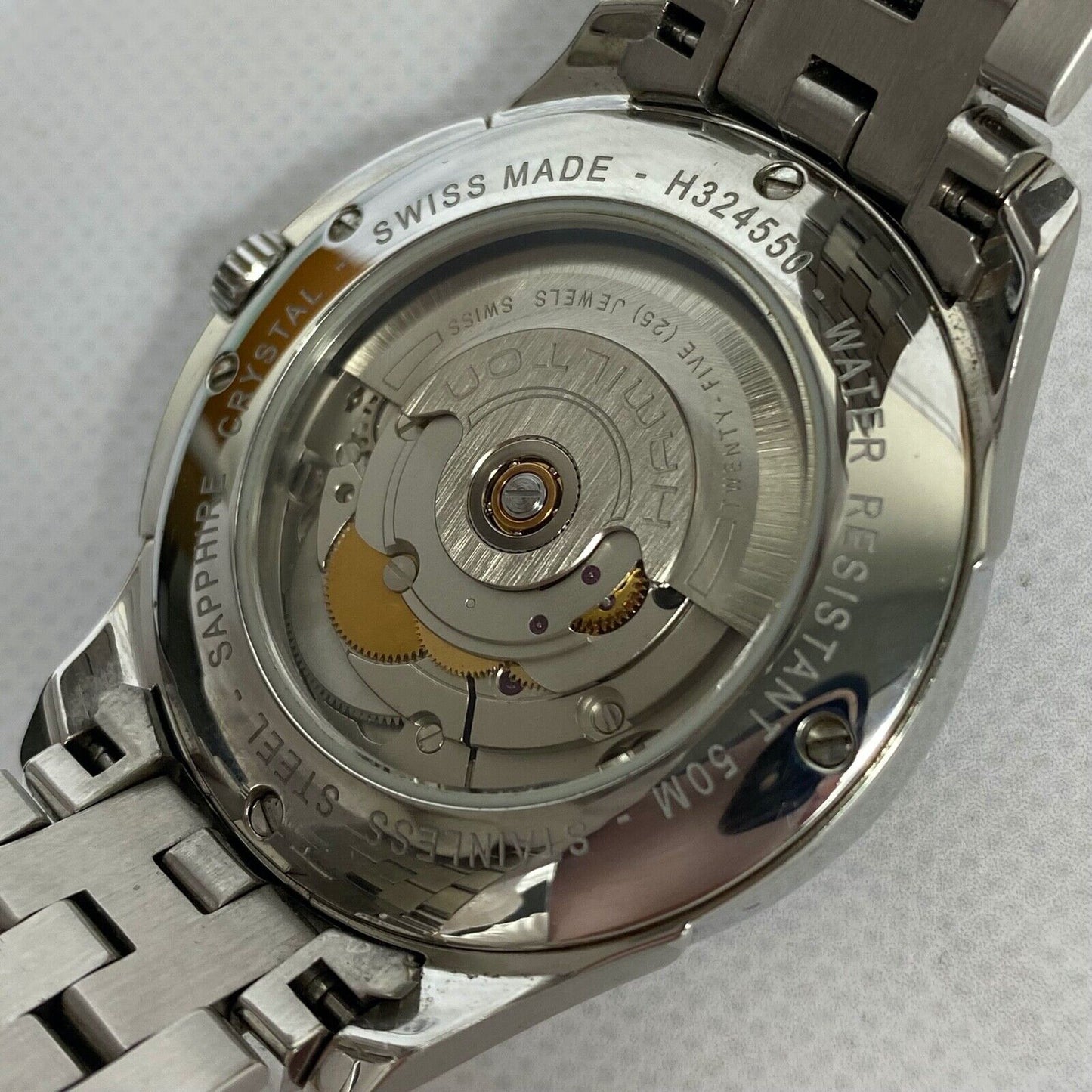 HAMILTON Jazzmaster Viewmatic H324550 25Jewels Mens Watch Vintage Excellent