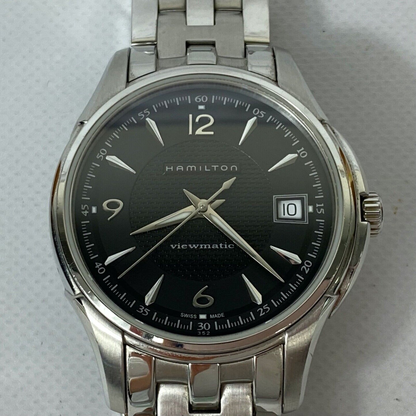 HAMILTON Jazzmaster Viewmatic H324550 25Jewels Mens Watch Vintage Excellent