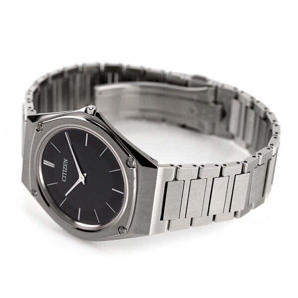 CITIZEN AR5060-58E Black Dial Analog Eco-Drive One Solar Mens Watch New Japan