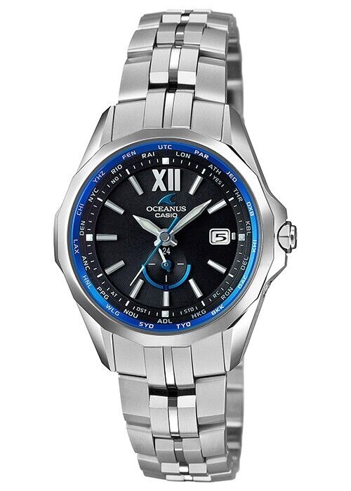 CASIO OCEANUS Manta OCW-S340-1AJF Black Radio Solar 2016s Womens Watch New