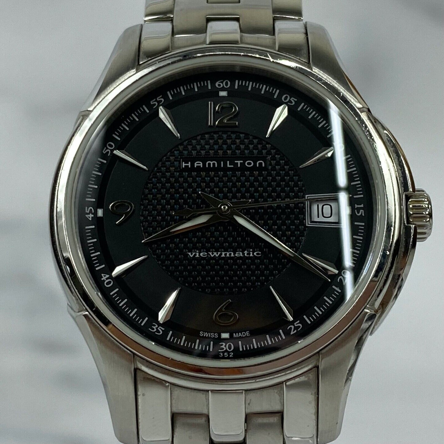 HAMILTON Jazzmaster Viewmatic H324550 25Jewels Mens Watch Vintage Excellent