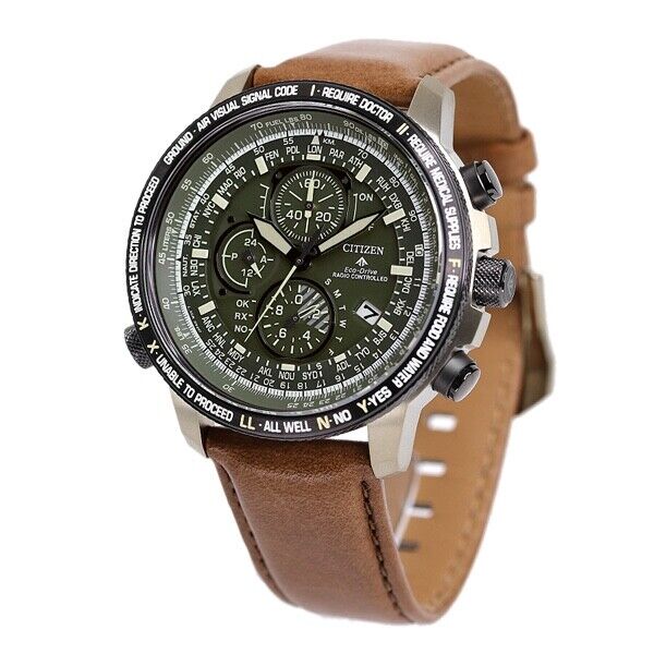 CITIZEN PROMASTER AT8194-11X Titanium Eco-Drive Solar Mens Watch New Japan