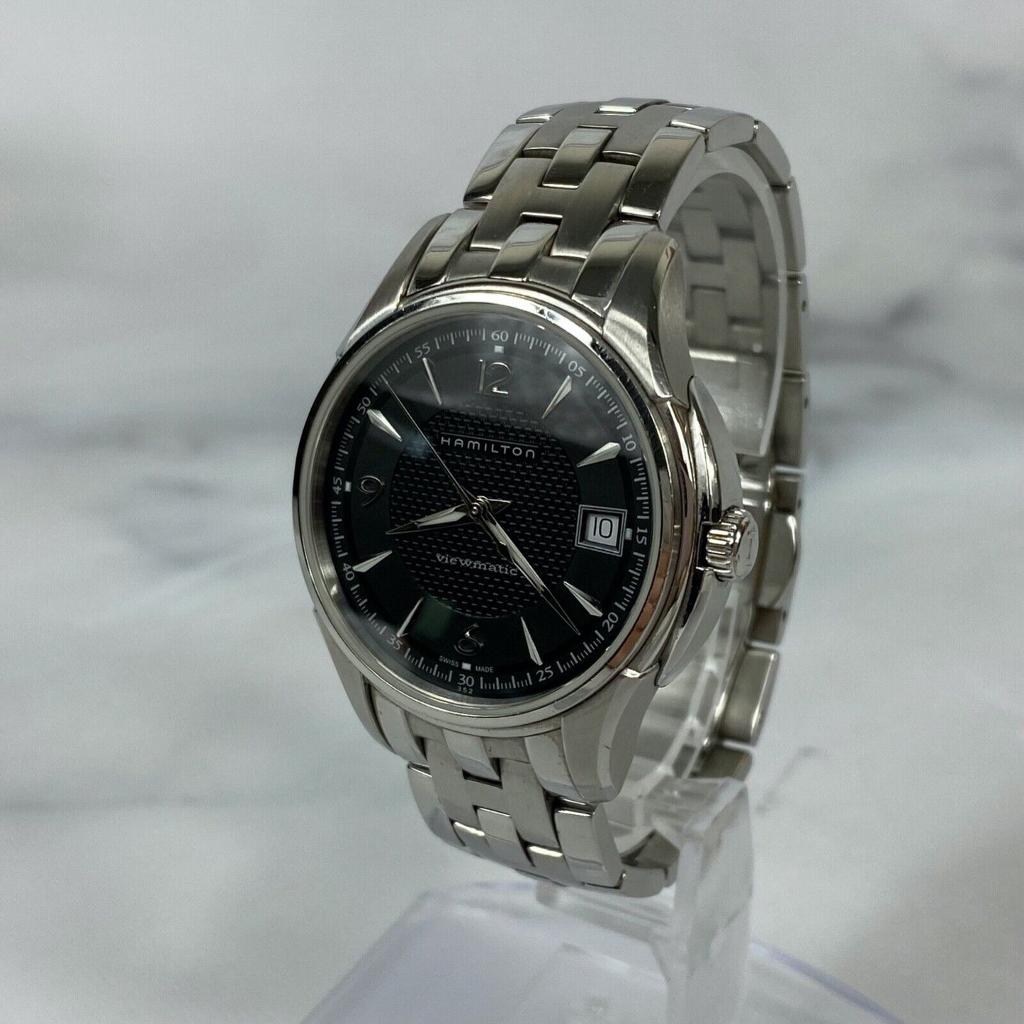 HAMILTON Jazzmaster Viewmatic H324550 25Jewels Mens Watch Vintage Excellent
