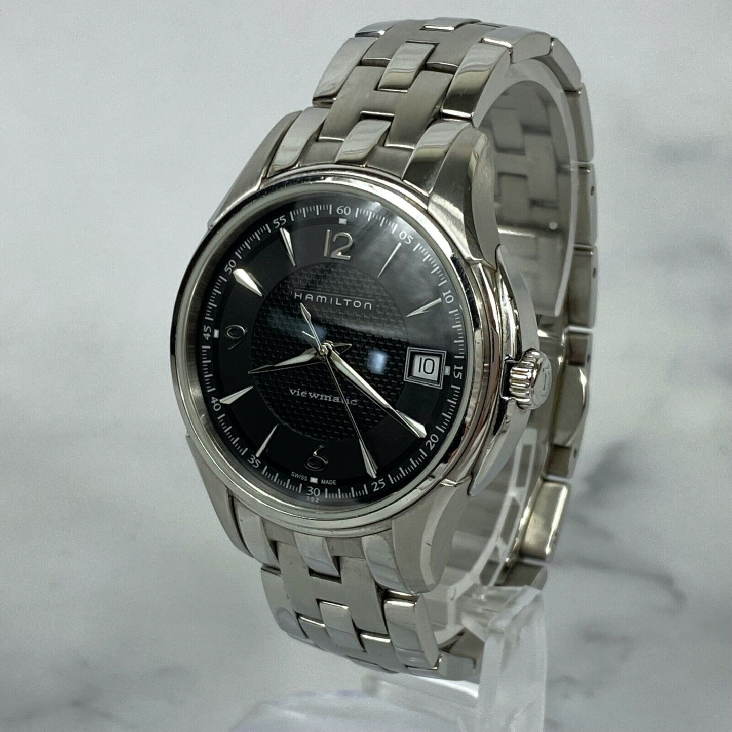 HAMILTON Jazzmaster Viewmatic H324550 25Jewels Mens Watch Vintage Excellent