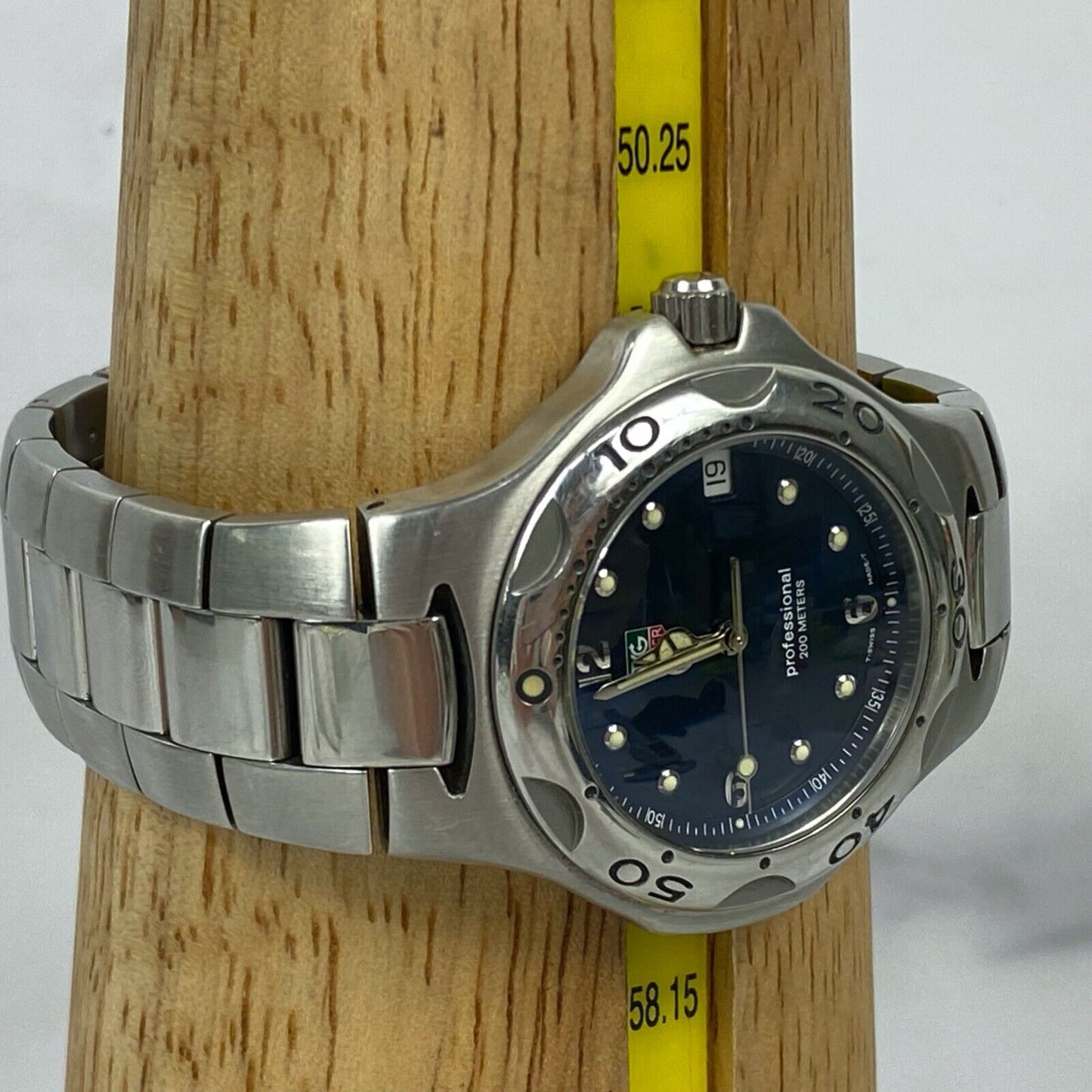 TAG HEUER Kylium WL1113 Professional Date Quartz Mens Watch Vintage Excellent