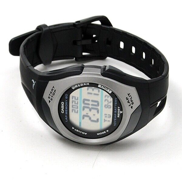 CASIO Collection STR-300CJ-1JH Black Runner Digital Quartz Mens Watch New Japan