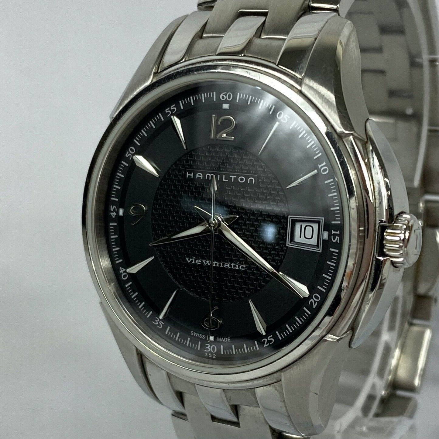 HAMILTON Jazzmaster Viewmatic H324550 25Jewels Mens Watch Vintage Excellent