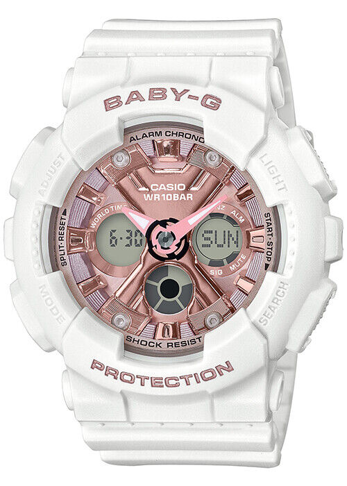 CASIO Baby-G BA-130 3 Color Variation Quartz Analog Digital Womens Watch New