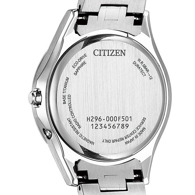 CITIZEN EXCEED EE101062W Titanium Analog EcoDrive Solar Womens Watch New Japan