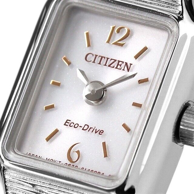 CITIZEN KEY KII: EG2040-55A Silver Analog Eco-Drive Solar Womens Watch New Japan