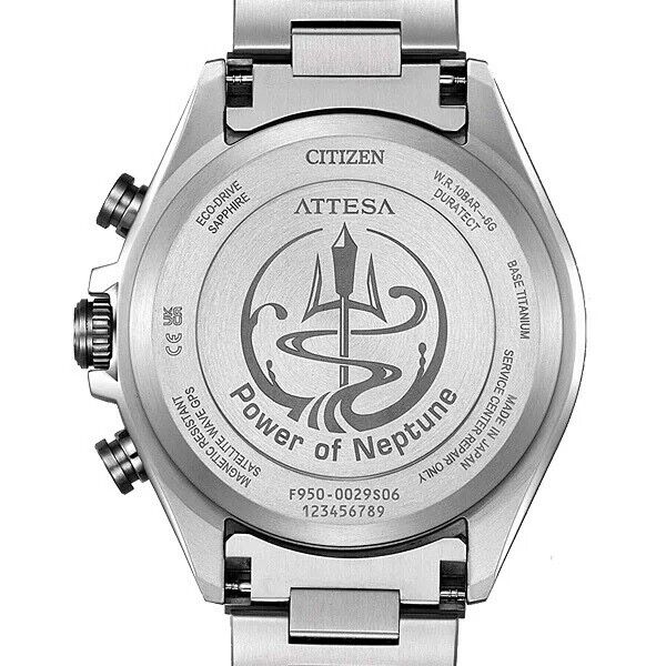 CITIZEN ATTESA CC405468L NeptuneLimited Titanium EcoDrive Mens Watch New Japan