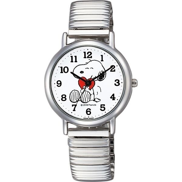 CITIZEN Q&Q PEANUTS Snoopy P001-204 Analog Quartz Womens Watch New Japan