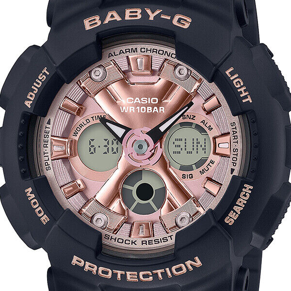 CASIO Baby-G BA-130 3 Color Variation Quartz Analog Digital Womens Watch New