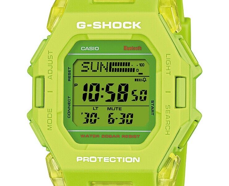 CASIO G-SHOCK GD-B500S-3JF Green Digital Bluetooth Quartz Unisex Watch New Japan