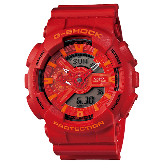 CASIO G-SHOCK GA-110AC-4AJF Red Analog/Digital Quartz Mens Watch New Japan