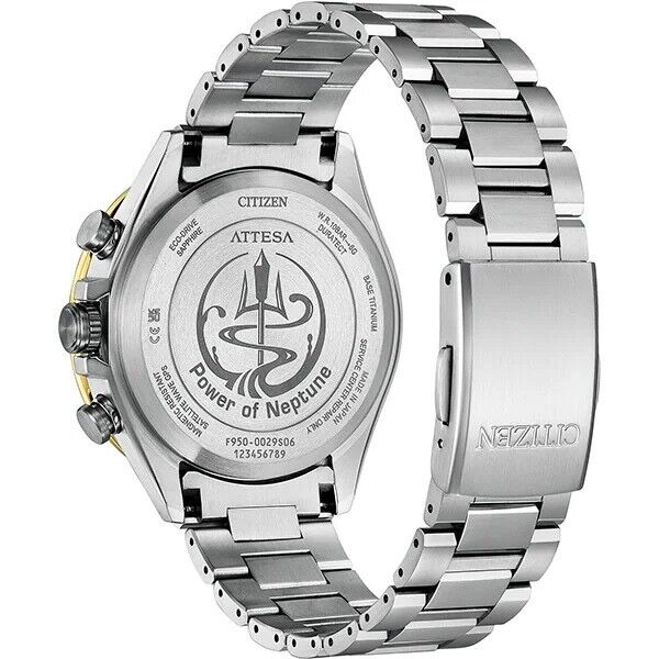 CITIZEN ATTESA CC405468L NeptuneLimited Titanium EcoDrive Mens Watch New Japan