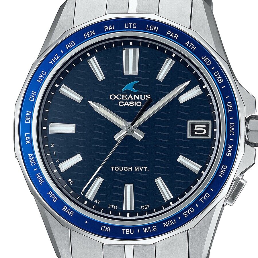 CASIO OCEANUS Manta OCWS4002AJF Titanium Bluetooth Solar Mens Watch New Japan