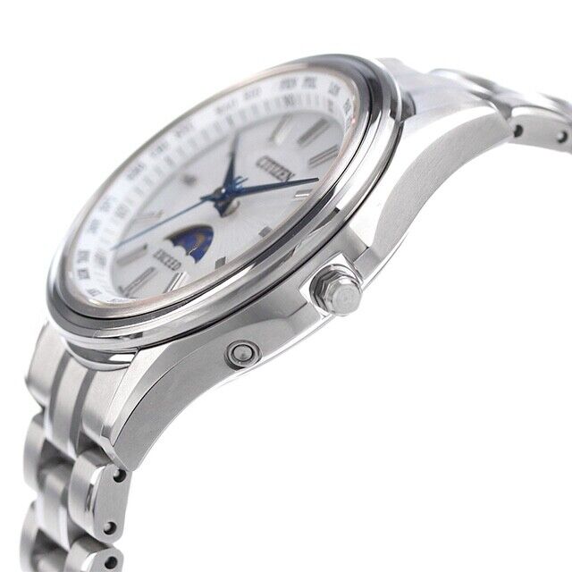 CITIZEN EXCEED EE101062W Titanium Analog EcoDrive Solar Womens Watch New Japan