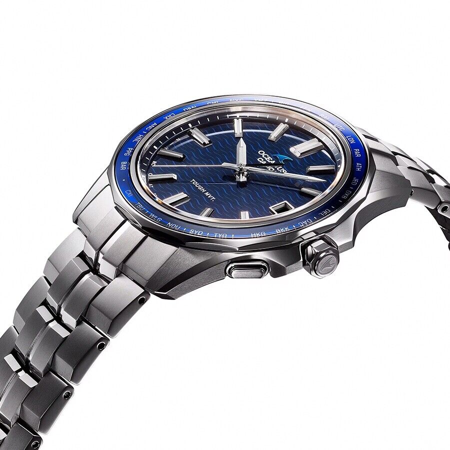 CASIO OCEANUS Manta OCWS4002AJF Titanium Bluetooth Solar Mens Watch New Japan