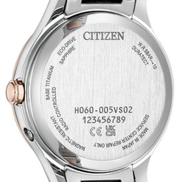 CITIZEN xC HIKARI ES9496-64W Titanium Analog Solar Womens Watch New Japan