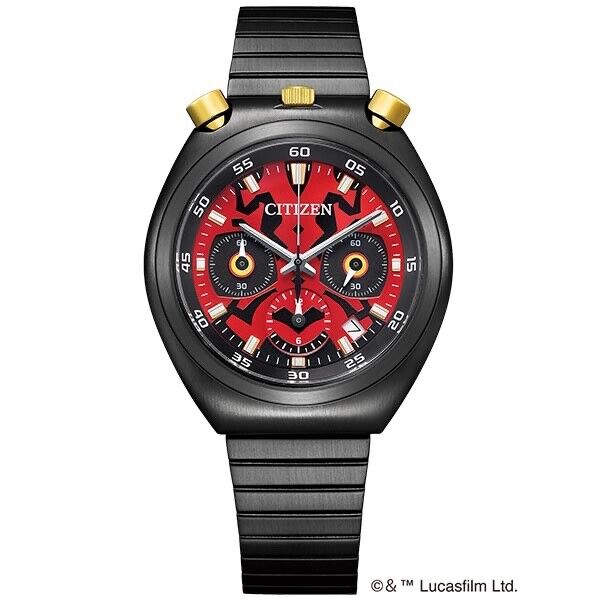 CITIZEN AN366855W Red STAR WARS DARTH MAUL Analog Quartz Mens Watch New Japan