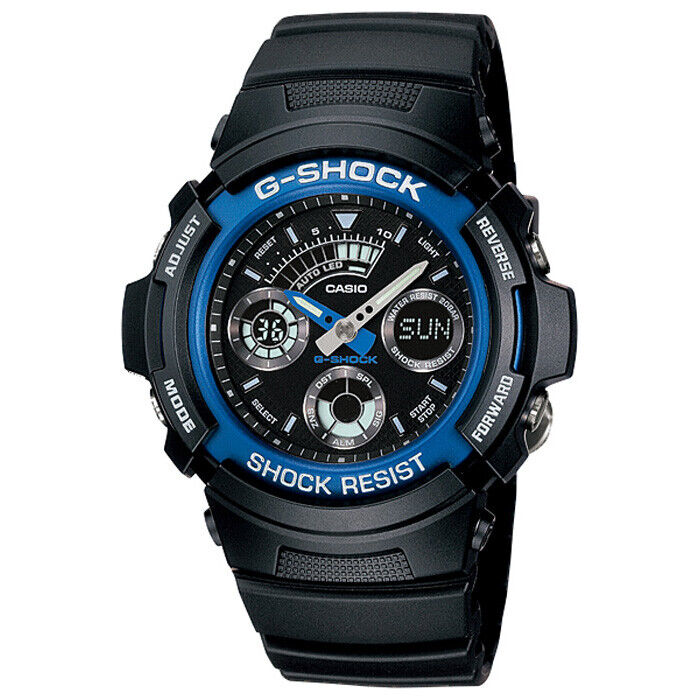 CASIO G-Shock AW-590 AW-590 Series 2 Color Variation Analog Digital Watch New