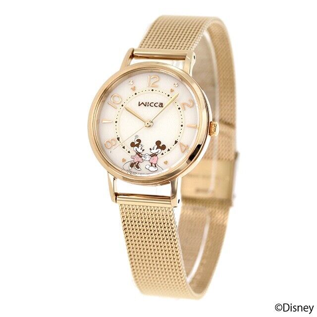 CITIZEN WICCA KP5-425-91 Disney Limited Analog Solar Womens Watch New Japan