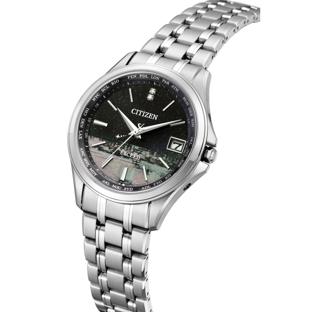 CITIZEN EXCEED CB1080-52F Titanium Limited Eco-Drive Solar Mens Watch New Japan