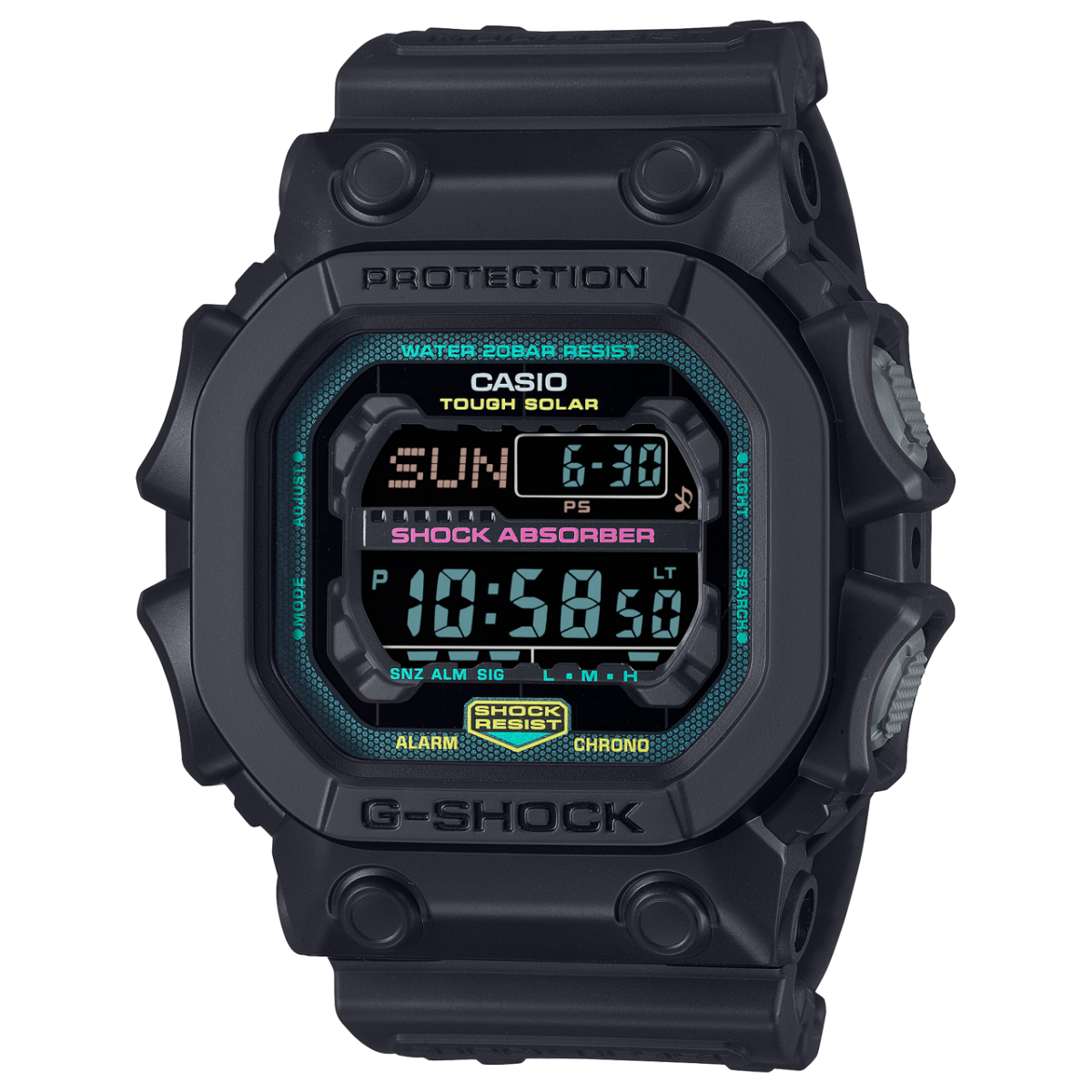 CASIO G-SHOCK GX-56MF-1JF Multi Fluorescent Digital Solar Mens Watch New Japan