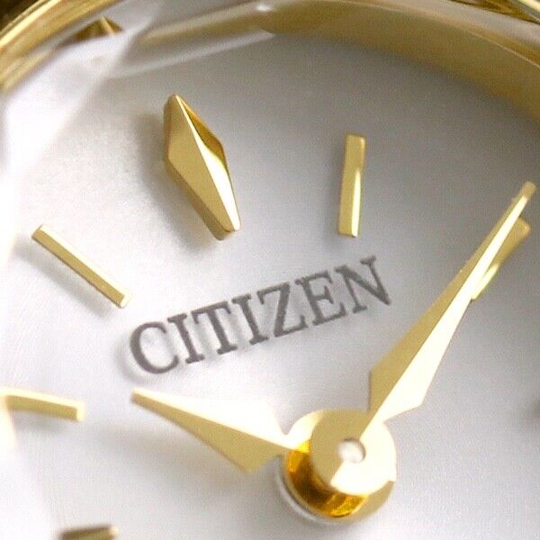 CITIZEN Kii EG708355A Gold Analog EcoDrive Solar Womens Watch New Japan