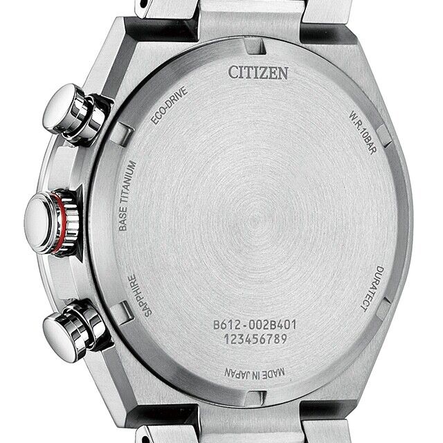 CITIZEN ATTESA CA0087-63E Titanium Analog Eco-Drive Solar Mens Watch New Japan